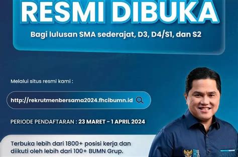 link rekrutmen bersama bumn 2024 trending